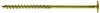 WKRĘT DO DREWNA Z KOŁNIERZEM NA TORX OCYNK ŻÓŁTY 6*140MM T30