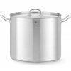 Garnek wysoki Kitchen Line z pokrywką 21 l śr. 320 x 270 h - Hendi 837603