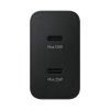 Ładowarka sieciowa Samsung Power Adapter Duo 2x USB-C 50W - czarna