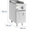 Płyta grillowa grill elektryczny ryflowany z szafką 33.5 x 55 cm 5.4 kW