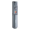 Wskaźnik laserowy z pilotem do prezentacji do 100m WiFi 2.4GHz USB-A/C - szary