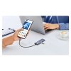 6w1 HUB Adapter USB-C - HDMI / USB-A / czytnik kart SD TF - szary
