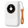 Powerbank K21 Mini 10000mAh 22.5W USB-A / USB-C - beżowy