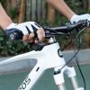 Rękawiczki kolarskie rowerowe MTB rozmiar L - biało-czarne