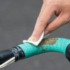 Owijka na kierownicę rowerową z pianki EVA wzór Power - biała