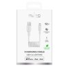 Kabel przewód spiralny USB-A - iPhone Lightning 12W 1m - biały