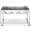 Grill gazowy Green Fire 4 palniki 22kW mobilny - Hendi 149614