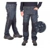 Spodnie robocze jeans męskie z wzmocnieniami -100% bawełna-FIRI : Rozmiar - W40-L32