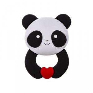 Gryzak silikonowy panda