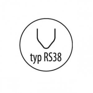 ZSZYWKI 0.8MM RS38 DO PLASTIKU 100 SZT.