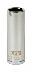 NASADKA DŁUGA 1/2'' 6-KĄTNA CHROMOWANA 32MM