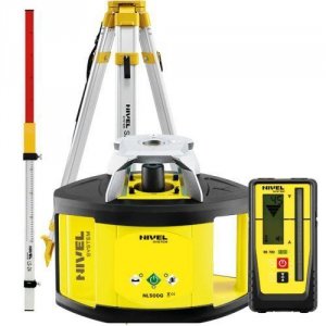 NIWELATOR LASEROWY NL500R DIGITAL + STATYW SJJ1 + ŁATA LS-24