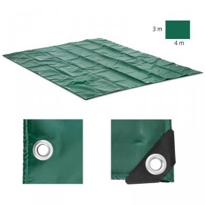 Plandeka płachta ochronna okryciowa z oczkami 400 x 300 cm