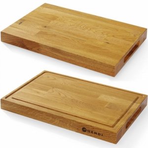 Deska do serwowania podawania potraw DĘBOWA 42x28cm grubość 4cm
