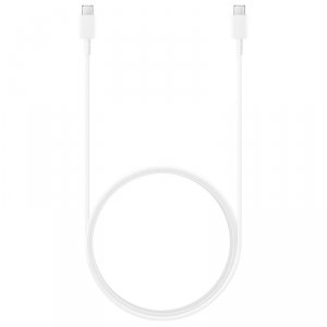 Kabel przewód USB-C - USB-C 3A 480Mb/s 1.8m biały