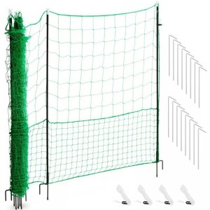 Siatka zagroda ogrodzenie ochronne hodowlane dla kur drobiu 1.25 x 15 m