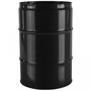 Beczka stalowa metalowa TH 60L korki 2 i 3/4 - CZARNA