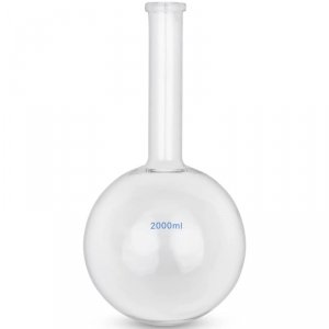Kolba szklana kulista płaskodenna laboratoryjna 2000 ml