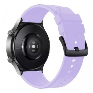 Pasek silikonowy do zegarka Huawei Watch GT 2/3/4/2 Pro/3 Pro/4 Pro/GT 2e 46mm - fioletowy