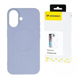 Etui pokrowiec na Samsung Galaxy S24 FE Liquid Silicone Case MagSafe - fioletowe
