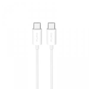Kabel przewód USB-C TPE 25W 3m - biały