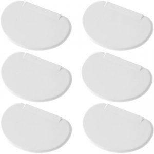 Skrobka cukiernicza do ciasta PÓŁOKRĄGŁA 159x103mm - ZESTAW 6szt.  - HENDI 554159