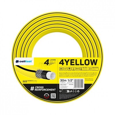 WĄŻ OGRODOWY 4 YELLOW 1/2&#039;&#039; 30MB