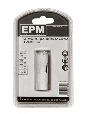 OTWORNICA BI-METALOWA 19MM UCHWYT 1/2&#039;&#039;