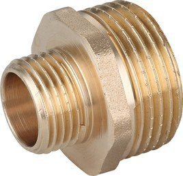 ZŁĄCZKA MOSIĘŻNA NYPEL REDUKCYJNY 1/2&#039;&#039;X1&#039;&#039;&#039;