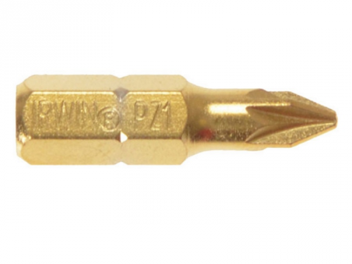 GROT TYPU POZIDRIV TIN-TYTANOWY 1/4&#039; 25MM KOMPLET 10 SZT PZ1