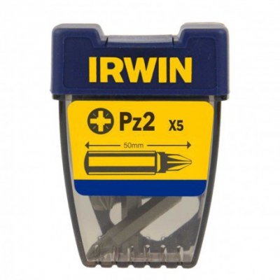 GROT, BIT TYPU POZIDRIV 1/4&#039; DŁUGI 50MM KOMPLET 5 SZTUK PZ2