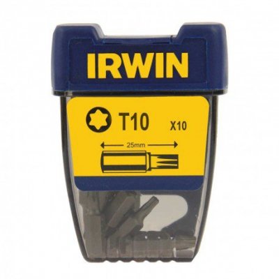 GROT, BIT, KOŃCÓWKA TYPU TORX 1/4&#039; 25MM 10 SZT. T10
