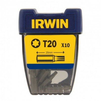 GROT, BIT, KOŃCÓWKA TYPU TORX 1/4&#039; 25MM 10 SZT. T20