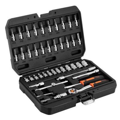 ZESTAW KLUCZY NASADOWYCH 1/4&#039;&#039; 46SZT