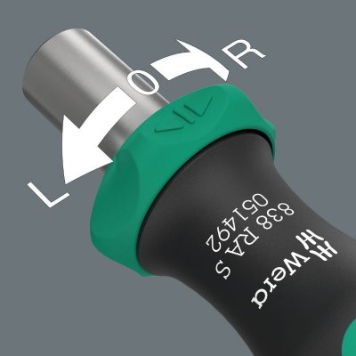 RĘKOJEŚĆ Z UCHWYTEM DO GROTÓW 838 RA S,FUNKCJA GRZECH. 1/4&#039;&#039;