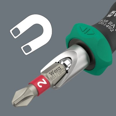 RĘKOJEŚĆ Z UCHWYTEM DO GROTÓW 838 RA S,FUNKCJA GRZECH. 1/4&#039;&#039;