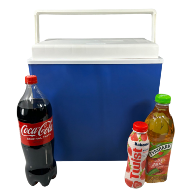 Lodówka samochodowa elektryczna 30L KAMAI ICEGO, zasilanie 12-230V, szara
