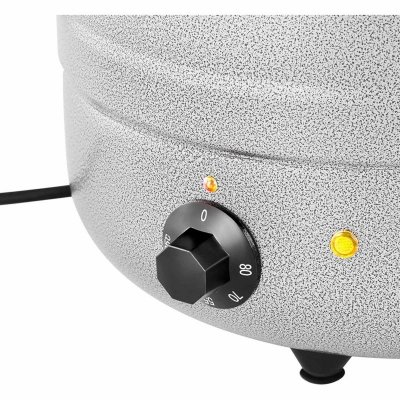 Kociołek termos do zupy elektryczny ze stali nierdzewnej cool-touch 400 W 10 l 35-80C srebrny