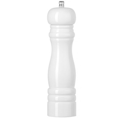 Młynek do mielenia soli drewniany biały śr. 55 x 215 mm - Hendi 469606