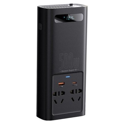 Samochodowa przetwornica napięcia prądu 12V na 230V 500W wtyczka EU i CN