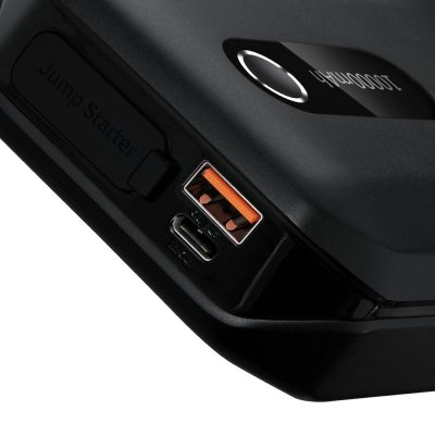 Powerbank 10000mAh + urządzenie rozruchowe auta Booster 12V 1000A czarny