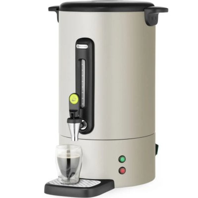 Zaparzacz do kawy z kranem ociekaczem 14 l 1750 W - jasnoszary