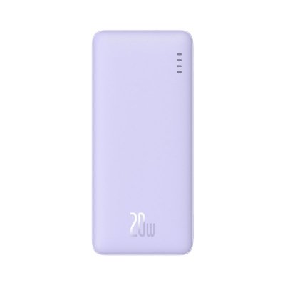 Powerbank 10000mAh Airpow Fast Charge 20W - fioletowy