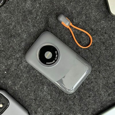 Powerbank K21 Mini 10000mAh 22.5W USB-A / USB-C - szary