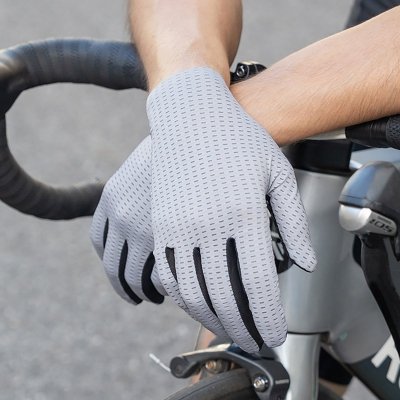 Rękawiczki rowerowe oddychające pełne rozmiar XXL - zielone