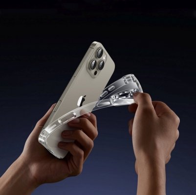 Etui ochronne na iPhone 16 Pro Max Bright Cushion CA101 - przezroczyste