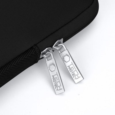 Torba etui pokrowiec na laptopa 13-14'' + etui na akcesoria - czarna