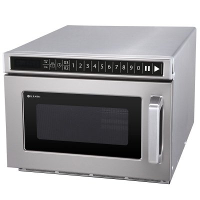 Kuchenka mikrofalowa profesjonalna 100 programów USB 3000 W poj. 18L