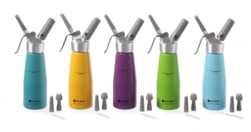 Syfon do bitej śmietany Błękitny 0,5 L - Hendi 975862