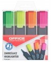 ZAKREŚLACZE OFFICE PRODUCTS MIX KOLORÓW 1-5MM 4SZT